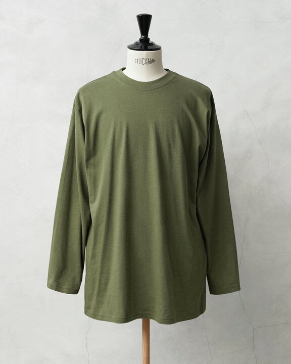 デカサイ NATAL DESIGN オリーブ 長袖カットソー XL ヘンプ ウサ 