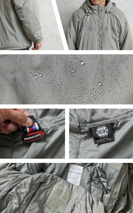楽天市場】実物 米軍 ECWCS Gen III Level 7 ジャケット URBAN GREY  