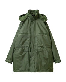 実物 新品 デッドストック ベルギー軍 リップストップ FR WATERPROOF パーカー【クーポン対象外】【I】｜メンズ アウター ミリタリー 大きいサイズ カーキ 撥水 ナイロン 合羽 キャンプ フェス アウトドア 無地 古着 ファッション おしゃれ 父の日