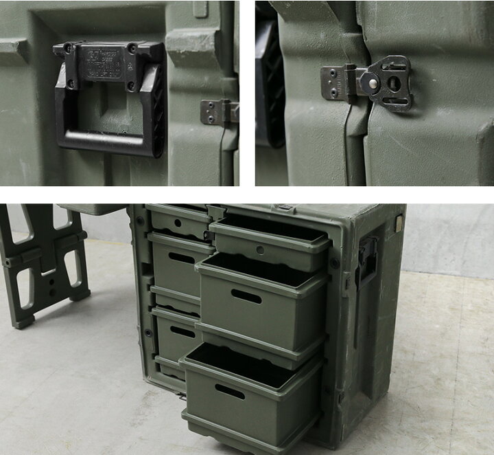 楽天市場】実物 USED 米軍 HARDIGG シングル フィールドデスク 