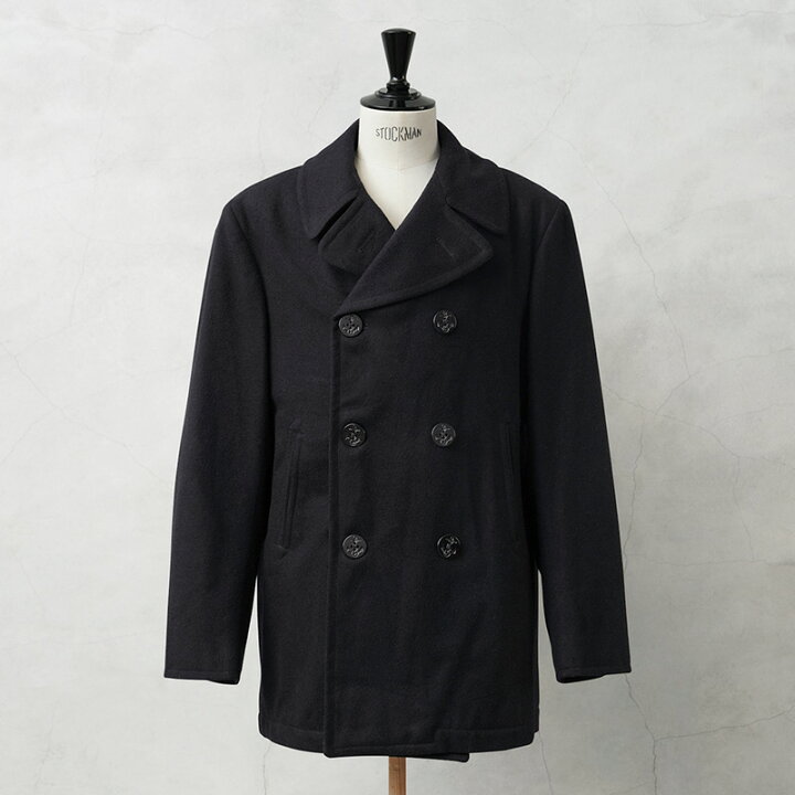 楽天市場】実物 USED 米軍 U.S.NAVY ウール ピーコート BLACK / P 