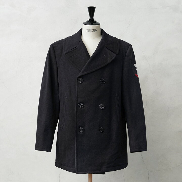 楽天市場】実物 USED 米軍 U.S.NAVY 階級章付き ウール ピーコート / P 