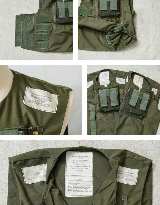 楽天市場】実物 USED イギリス軍 MK-2 ボディアーマーベスト OLIVE 