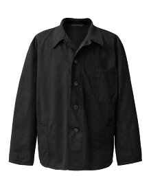 実物 新品 デッドストック ドイツ軍 BW コットン ワークジャケット BLACK染め【クーポン対象外】【I】｜メンズ アウター ミリタリー 大きいサイズ カバーオール ポケット多い 作業着 古着 ファッション おしゃれ