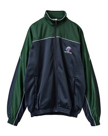 実物 新品 デッドストック フランス軍 ARMEE DE TERRE トレーニングジャケット グリーン×ネイビー バックプリントなし【クーポン対象外】【I】｜メンズ アウター トラックジャケット メンズファッション ミリタリー ジャージ ユニセックス ストリート アウトドア
