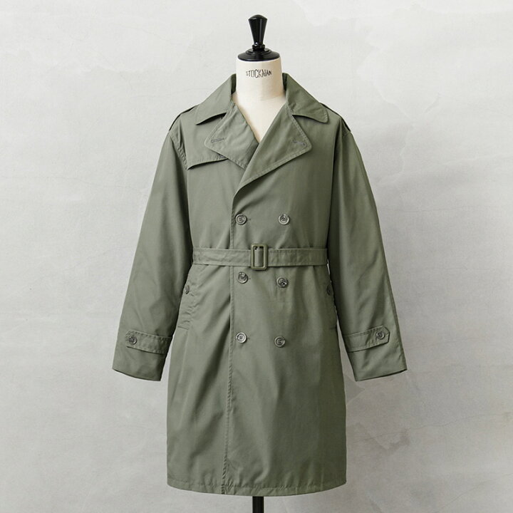 楽天市場】実物 USED フランス軍 オフィサー トレンチコート カーキ  