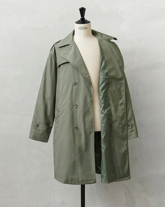 楽天市場】実物 USED フランス軍 オフィサー トレンチコート カーキ 