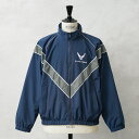 実物 新品 デッドストック 米軍 U.S.AIR FORCE PTU ジャケット NAVY フード付き【クーポン対象外】【I】｜メンズ アウター ミリタリー トラックジャケット リフレクター ジャンパー ウィンドブレーカー 古着 ファッション おしゃれ