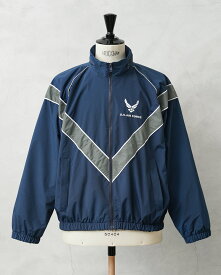 実物 新品 デッドストック 米軍 U.S.AIR FORCE PTU ジャケット NAVY フード付き【クーポン対象外】【I】｜メンズ アウター ミリタリー トラックジャケット リフレクター ジャンパー ウィンドブレーカー 古着 ファッション おしゃれ