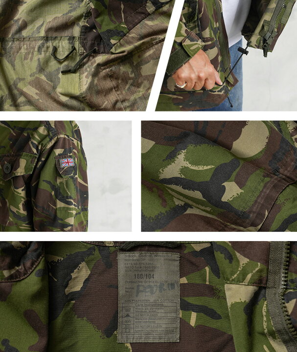 楽天市場】実物 USED イギリス軍 WINDPROOF コンバット スモック DPM 