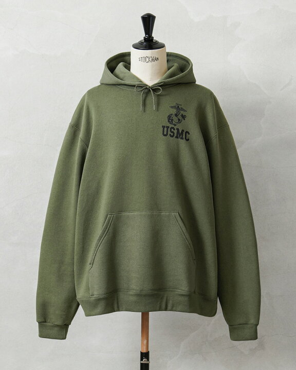 新品タグ付きMAISON KITSUNÉ オリーブグリーン パーカーフーディM 