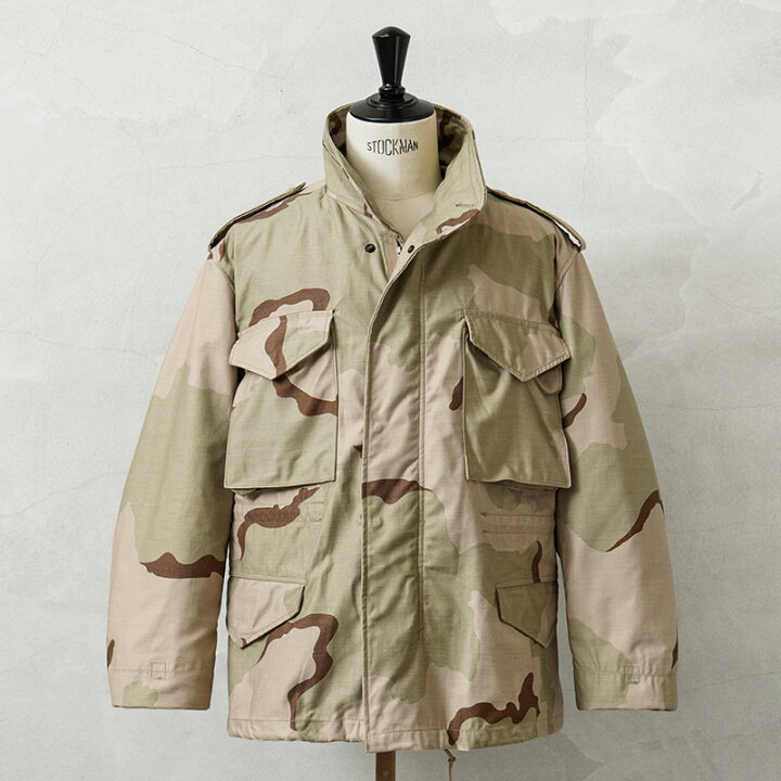 楽天市場】実物 新品 デッドストック 米軍 M-65フィールドジャケット 3 