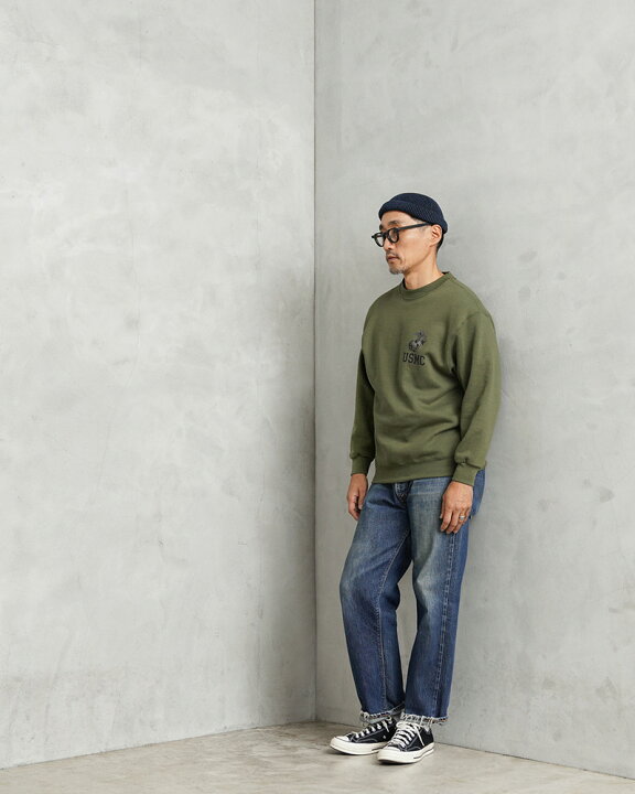 楽天市場】実物 新品 デッドストック 米軍 U.S.M.C. スウェットシャツ 