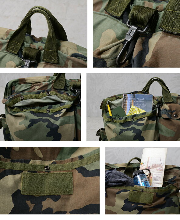 楽天市場】実物 USED 米軍 HGU-56/P ヘルメットバッグ ウッドランド 