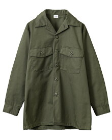 希少サイズ 実物 新品 デッドストック 米軍 ユーティリティシャツ OG-507【クーポン対象外】【I】｜ミリタリーシャツ ファティーグシャツ OG507 メンズ アメカジ ヴィンテージ 大きいサイズ 軍物 コットンポリ オープンカラーシャツジャケット ギフト