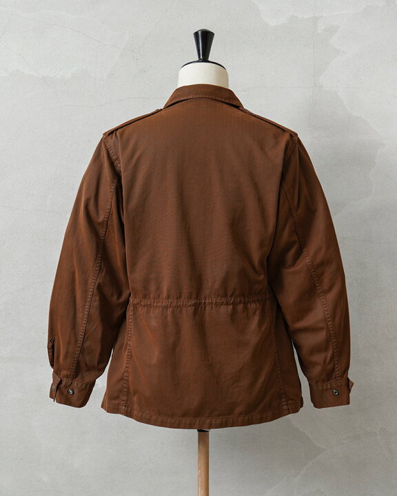 楽天市場】実物 USED フランス軍 F-1 ジャケット BROWN染め【クーポン 