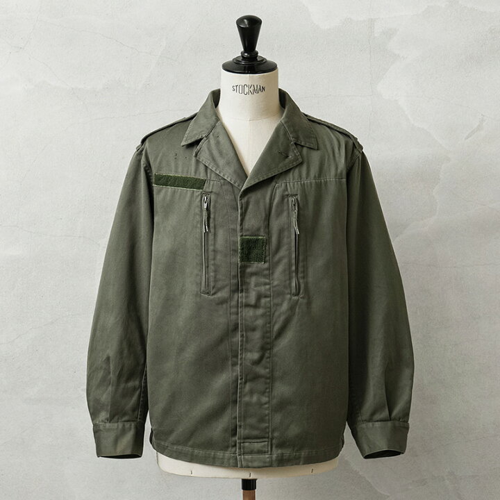 楽天市場】実物 USED フランス軍 F-2 ジャケット オリーブ 2ポケット 