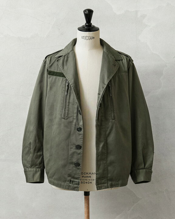 楽天市場】実物 USED フランス軍 F-2 ジャケット オリーブ 2ポケット 