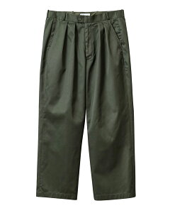 WAIPER.inc ���� �V�i �f�b�h�X�g�b�N �t�����X�R �����C�N T/C�c�C�� DEEP TWO TUCK �g���E�U�[�Y OLIVE�yI�z�y�N�[�|���ΏۊO�z