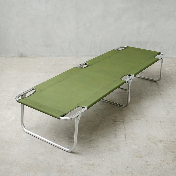 楽天市場】実物 新品 デッドストック 米軍 フォールディングコット 