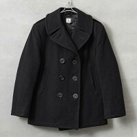 実物 USED 米軍 レディース U.S.NAVY ウール ピーコート BLACK