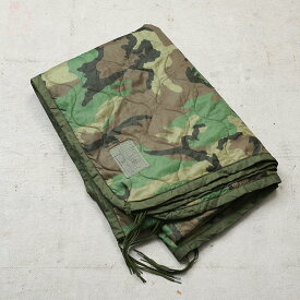 リジェクト 訳あり 実物 USED 米軍 ポンチョライナー ウッドランド迷彩【クーポン対象外】【I】