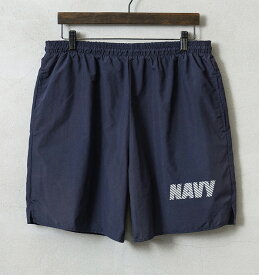 実物 USED 米軍 U.S.NAVY フィジカル トレーニングショーツ 6インチ【クーポン対象外】【I】｜ハーフパンツ ボトムス トレーニングウェア メンズ ランニング ジム スポーツ 短パン 運動 軍放出品 ネイビー ミリタリーパンツ 春夏