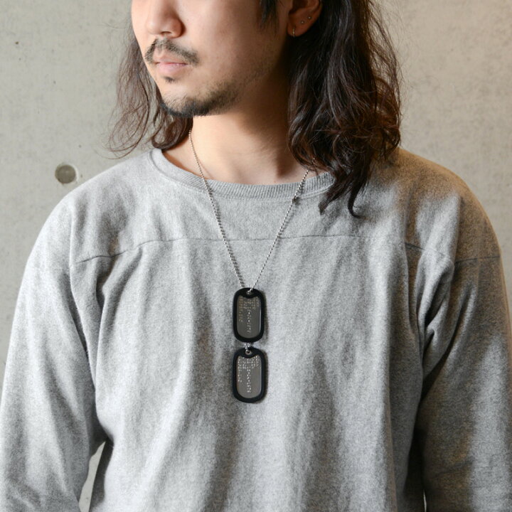 楽天市場 打刻ok ネコポス対応 新品 米軍 Idタグ ドッグタグ 2枚組 チェーン サイレンサー付き クーポン対象外 T 認識票 ネックレス ミリタリー プレート 名入れ 名前 誕生日 連絡先 迷子札 刻印 ギフト プレゼント 夏 Waiper 楽天 ミリタリーショップwaiper