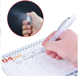 書けるペン型アトマイザー 香水の詰め替え　除菌水の携帯に便利　いつでもどこでも　お気軽に除菌　ボールペンとしても使える　除菌スプレ-