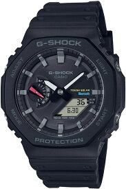 【GA-B2100-1AJF】CASIO　カシオ　腕時計　G-SHOCK　ジーショック　八角形フォルム　タフソーラー　モバイルリンク機能　Bluetooth　カーボンコアガードアナログ　デジタル　アナデジ　ブラック　黒