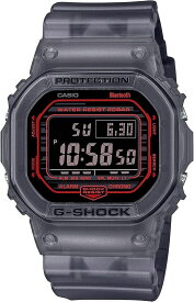 【DW-B5600G-1JF】CASIO　カシオ　腕時計　G-SHOCK　ジーショック　デジタルBluetooth　モバイルリンク　メンズ　スケルトン　ブラック