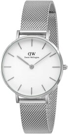 【DW00100164】DANIEL WELLINGTON　ダニエルウェリントン　腕時計　シンプル　ステンレススチール　シルバー　ホワイト　アナログ　レディース