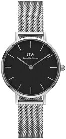 【DW00100218】DANIEL WELLINGTON ダニエルウェリントン　腕時計　シンプル　ステンレススチール　シルバー　ブラック　アナログ　レディース
