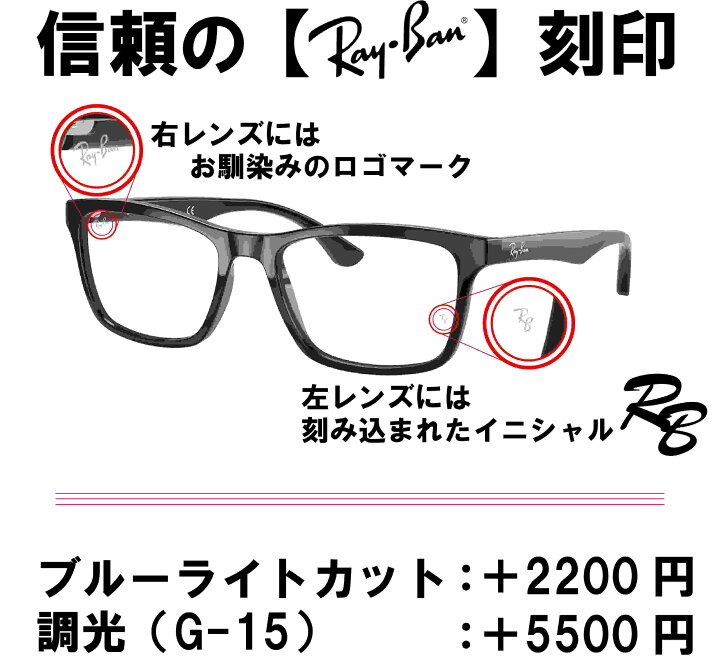 楽天市場】☆純正刻印レンズ☆ Ray-Ban レイバン 純正レンズ  