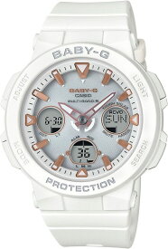 【BGA-2500-7AJF】CASIO　カシオ　腕時計　BABY-G　ベビージー　タフソーラー　ソーラー電波アナログ　デジタル　アナデジ　Beach Traveler Series（ビーチ・トラベラー・シリーズ）レディース　ホワイト