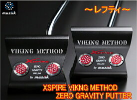 【レフティ・送料無料】ムジーク Muziik XSPIRE Viking Method PUTTER バイキングメソッド パター レフティ 新品！