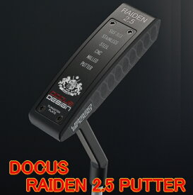 【激レア・送料無料】HARAKEN ドゥーカス DOCUS JET Black PUTTER RAIDEN2.5(ライデン2.5) パター 新品！