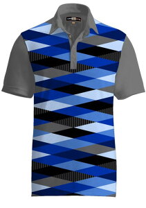 yŏIzLOUDMOUTH Eh}EXSt Polo Fancy Fore Shades of Blue |Vc USAI