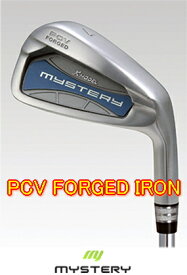 【送料無料】MYSTERY ミステリー PCV FORGED IRON アイアン 5-PW（6本セット）+ カスタムシャフト装着！