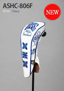 【最新モデル!!】アロハスタンダード Aloha Standard ASHC-806F White/Navy フェアウェイウッド用 ヘッドカバー 新品!