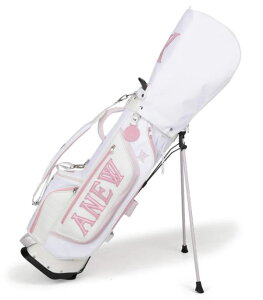 �y�Ĕ́I�I�zANEW GOLF UNISEX GLAM STAND BAG �A�j���[�S���t ���j�Z�b�N�X �O���� �X�^���h�o�b�O �L���f�B�o�b�O AGFUUSB02 WHITE �V�i!!