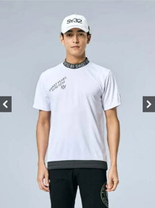 ��NEW��SY32 GOLF WAVE JQ KNIT MOCK sy32�S���t �j�b�g���b�N�V���c �����Y WHITE�ySYG-26S1-17�z