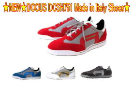 【NEW】DOCUS ドゥーカス DCSH751 Made in Italy Shoes スパイクレス シューズ 新品！
