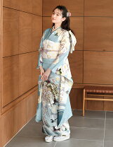 楽天市場】水色（種類（着物）振袖）（着物｜和服）：レディース 