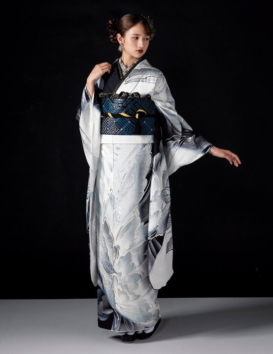 楽天市場】袋帯 振袖用 帯 日本製 織善松田織物（有）謹製 黒 銀 