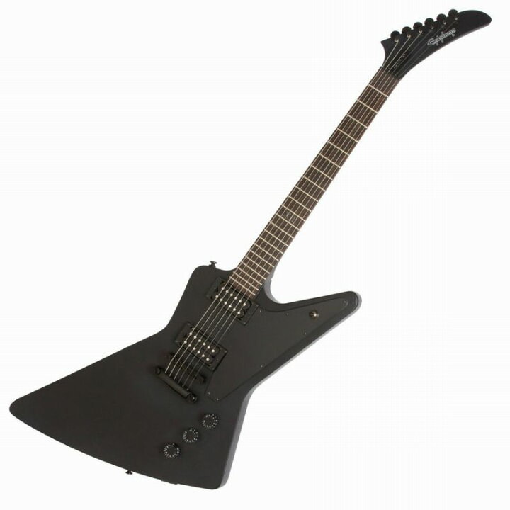 楽天市場】【ポイント3倍】Epiphone Goth 1958 Explorer Plain Black  