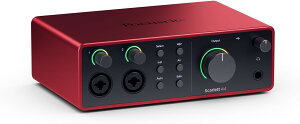 Focusrite Scarlett 4i4 gen4 4In/4Out USB�I�[�f�B�I�C���^�[�t�F�C�X �t�H�[�J�X���C�g�y���������z