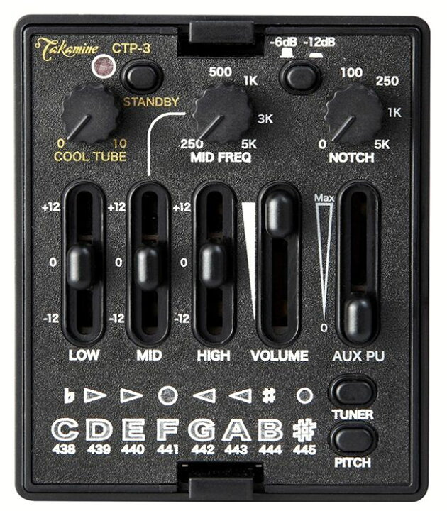 楽天市場】Takamine CTP-3 真空管 プリアンプ TDP タカミネ エレアコ用 