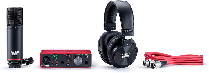 楽天市場】Focusrite Scarlett Solo Studio Pack 3rd Gen スカーレット 