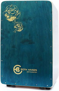 BOTH HANDS ROSE CAJON BHC-RBL ブルー ローズカホン ボスハンズ 調整可能なワイヤータイプ カホン【送料無料】【リュックケース付属】【カホンパッド付属】【祝!!楽天ランキング1位】